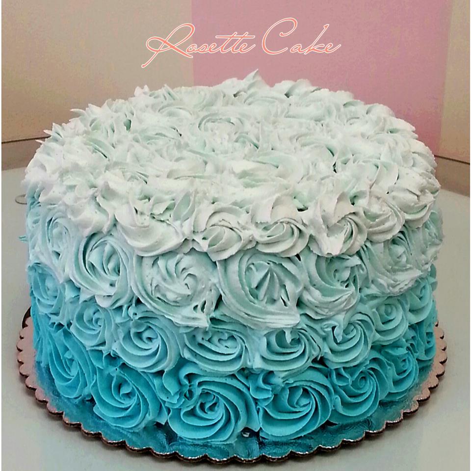 9 Photos of Teal Rosette Sheet Cakes 9 Photos of Teal Rosette Sheet Cakes