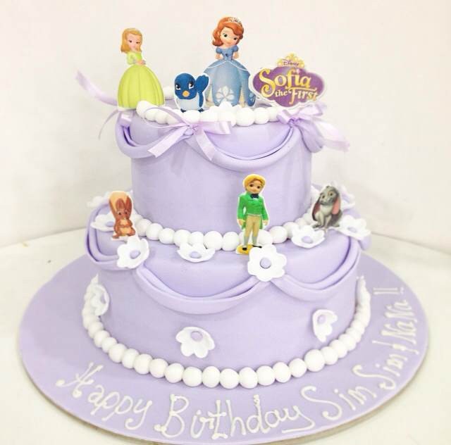 Sofia the First Birthday Cake