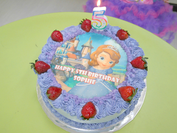 Sofia the First Birthday Cake