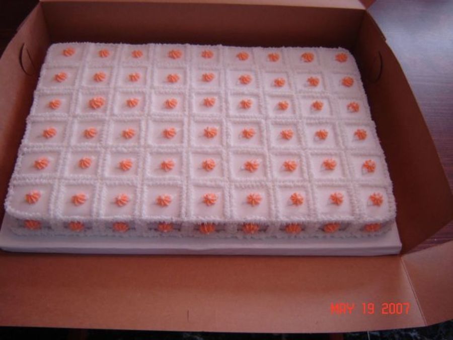 Square Bridal Shower Cakes Square Bridal Shower Cakes