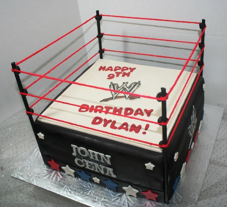 Wrestling Ring Cake Wrestling Ring Cake