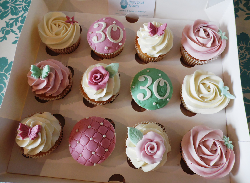 30th Birthday Cupcakes.