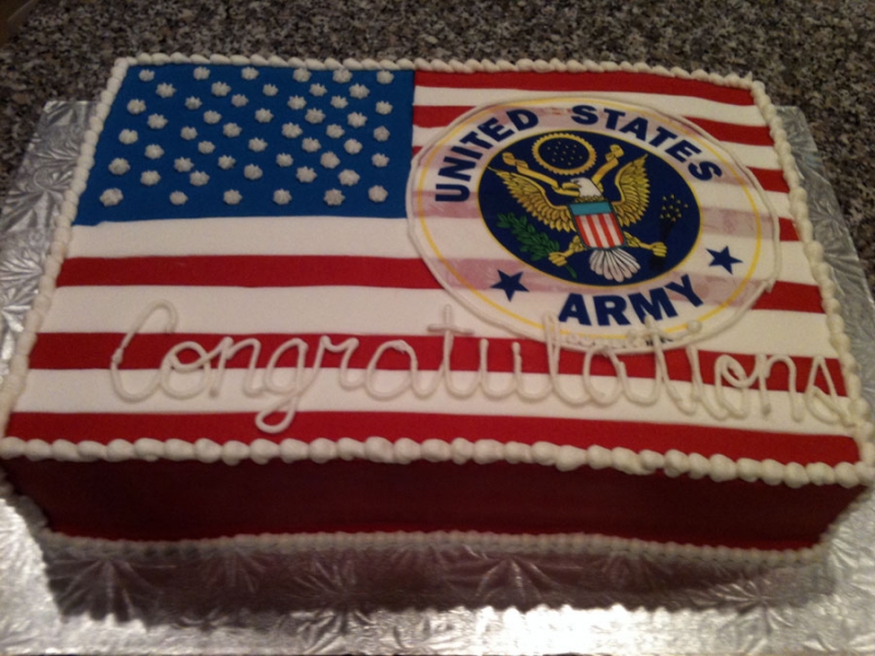 Army Retirement Cake Army Retirement Cake