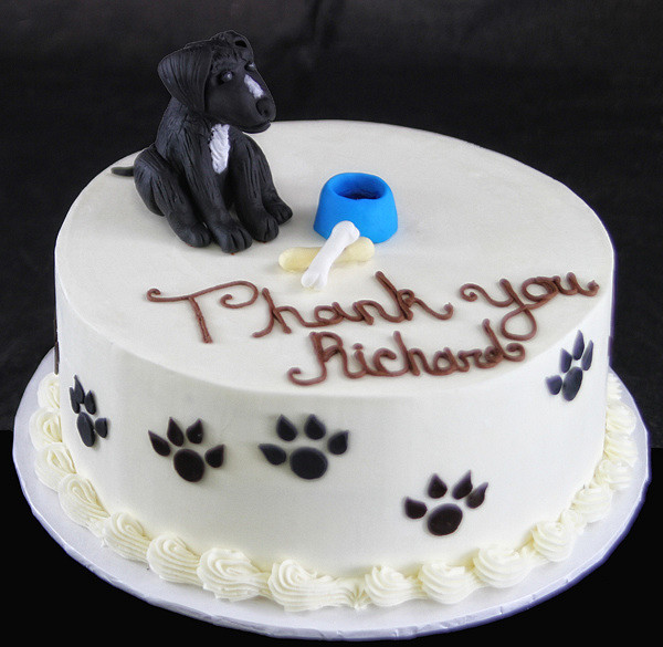 Black Lab Birthday Cake Black Lab Birthday Cake