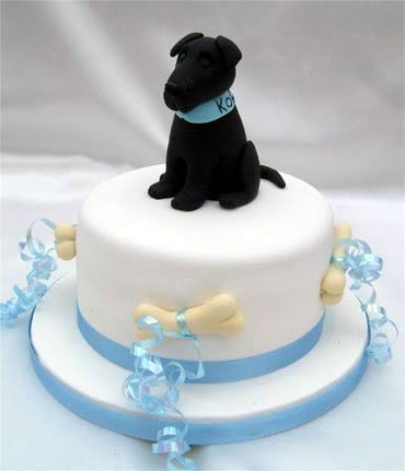 Black Labrador Birthday Cake Black Labrador Birthday Cake