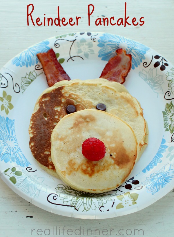 Christmas Reindeer Pancakes Christmas Reindeer Pancakes