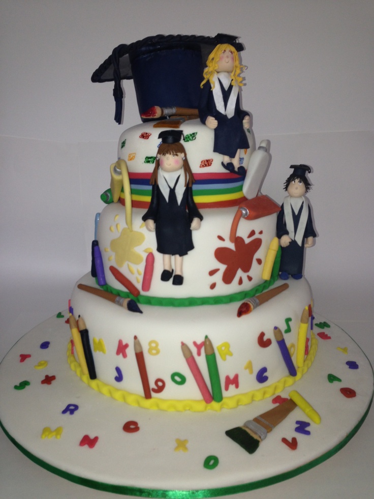 Elementary School Graduation Cake