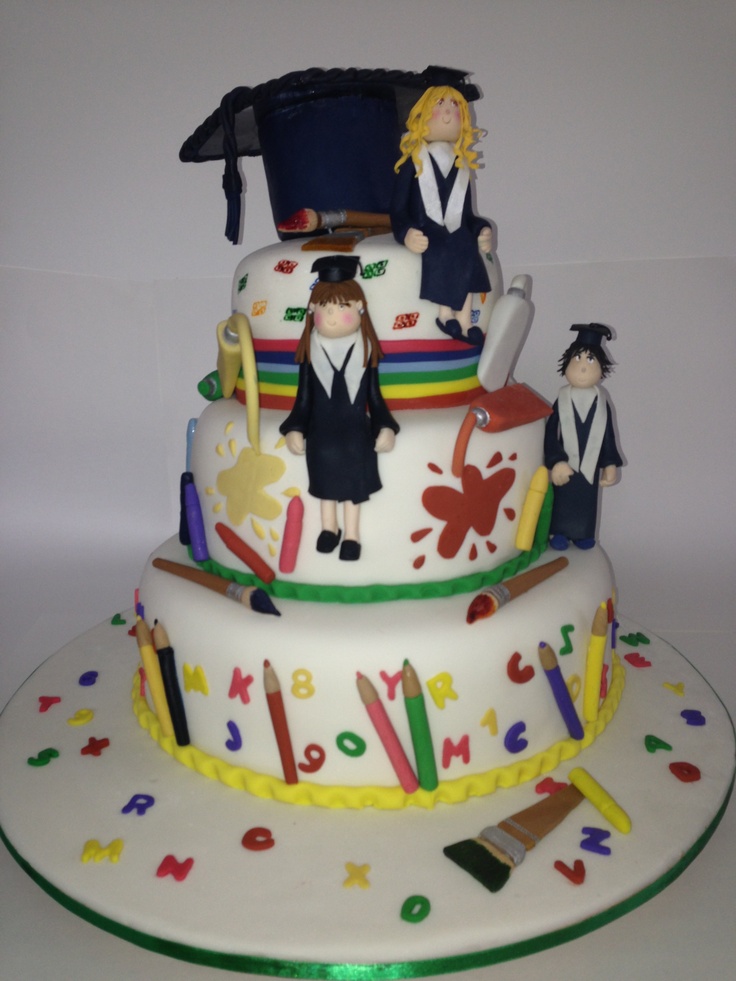 Elementary School Graduation Cake Elementary School Graduation Cake