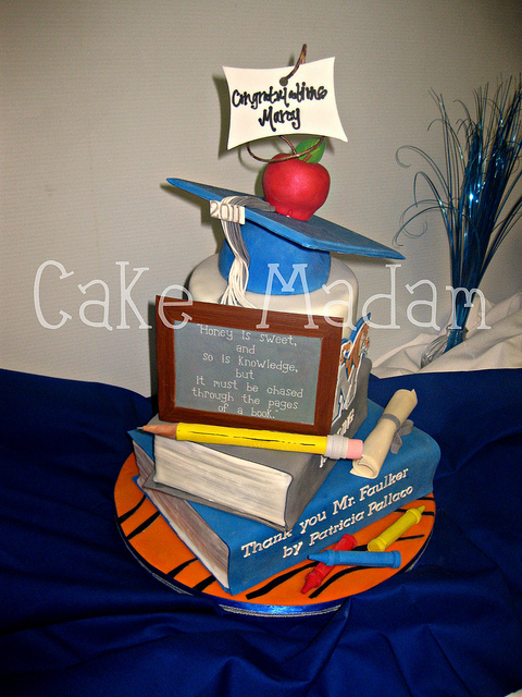 Elementary School Graduation Cake