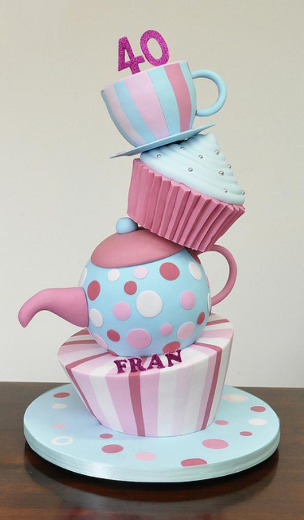 12 Birthday Cakes Designs Tops Photo How To Make Tea Party Cakes