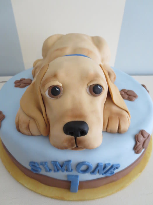 Labrador Puppy Birthday Cake Labrador Puppy Birthday Cake