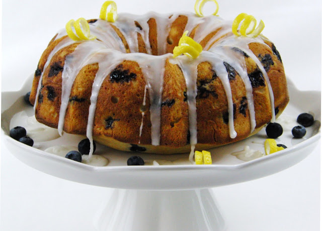 Lemon Blueberry Bundt Cake From Scratch