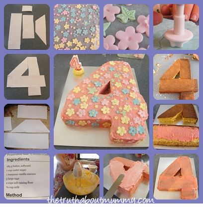 10 Number 4 Shaped Cakes Photo Birthday Cake Make Number 4 Birthday Cake