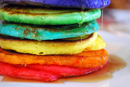 Rainbow Pancakes Rainbow Pancakes