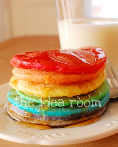 Rainbow Pancakes Rainbow Pancakes