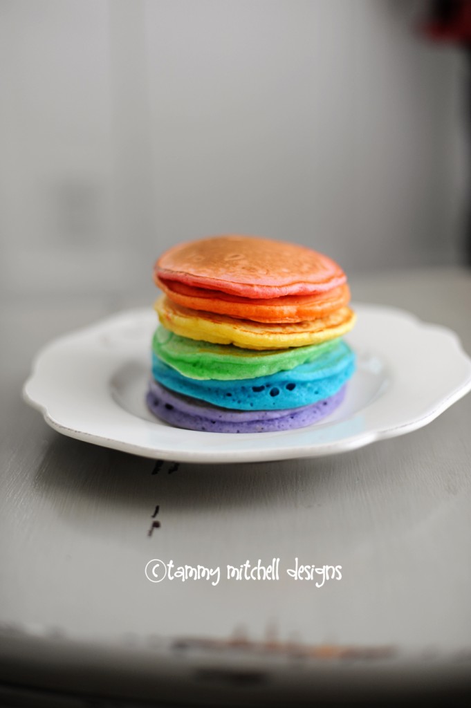 Rainbow Pancakes Rainbow Pancakes