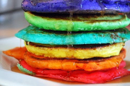Rainbow Pancakes Rainbow Pancakes