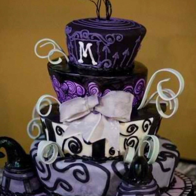10 Tim Burton Inspired Cakes Photo Birthday Cake Tim Burton Inspired Wedding Cake