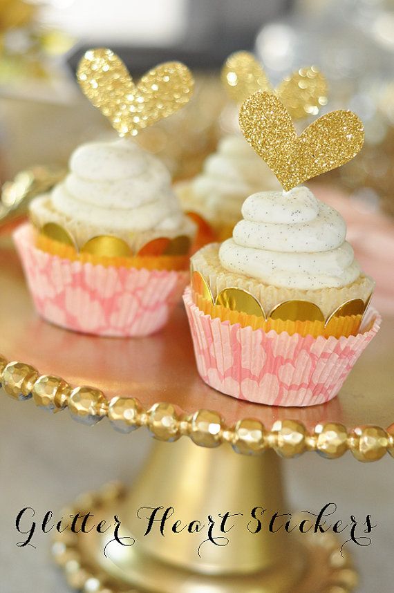 Gold and Pink Baby Shower Cupcake Ideas Gold and Pink Baby Shower Cupcake Ideas