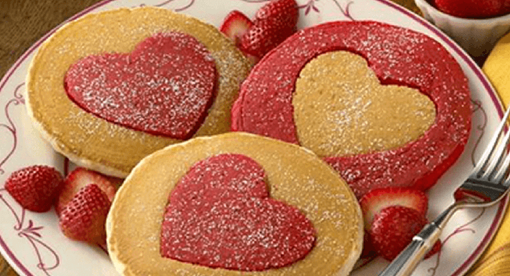 7 Photos of Red Heart Shaped Pancakes 7 Photos of Red Heart Shaped Pancakes