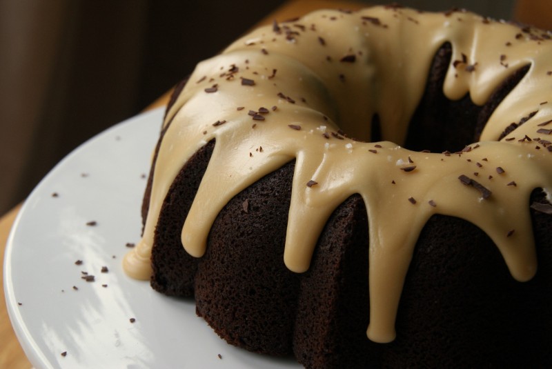 Salted Caramel Bundt Cake