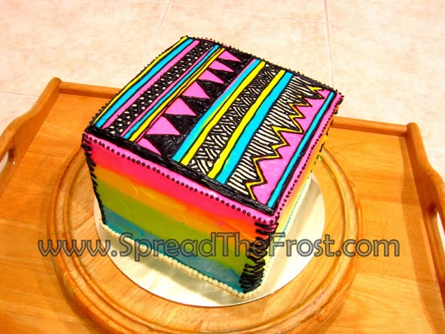 Tribal Pattern Cake Tribal Pattern Cake