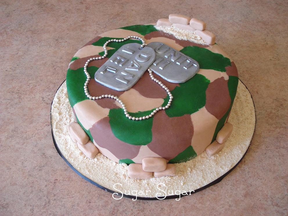 Army Camo Cake Designs.
