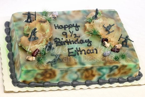 Army Men Birthday Cake