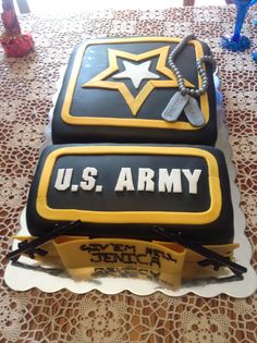 Army Promotion Cake Designs