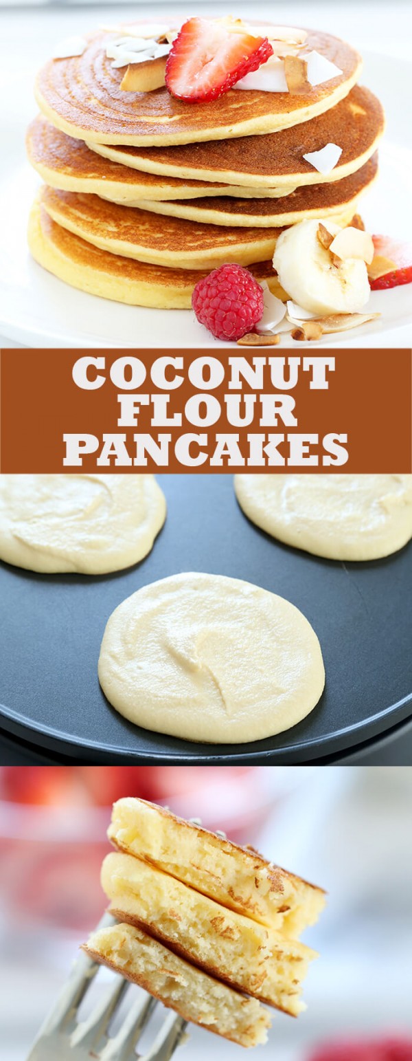Easy Coconut Flour Pancakes Easy Coconut Flour Pancakes