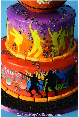 11 Cakes Graffiti Hip Hop Photo Hip Hop Dance Birthday Cake Graffiti Birthday Cake And Hip Hop Dance Birthday Cake Snackncake