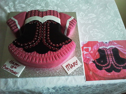 Irish Dance Dress Cake Irish Dance Dress Cake