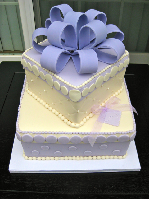 Lavender Bridal Shower Cake Lavender Bridal Shower Cake