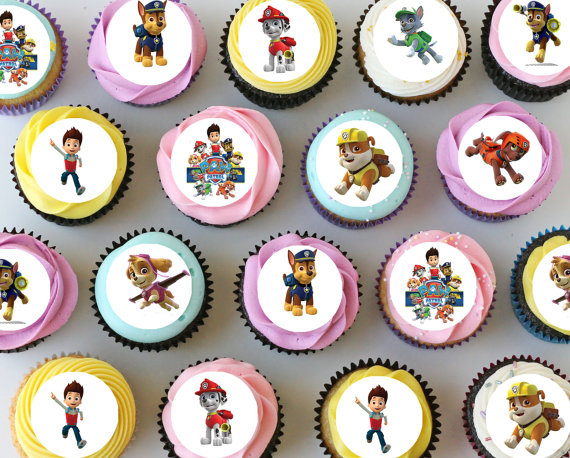 PAW Patrol Edible Cupcake Toppers