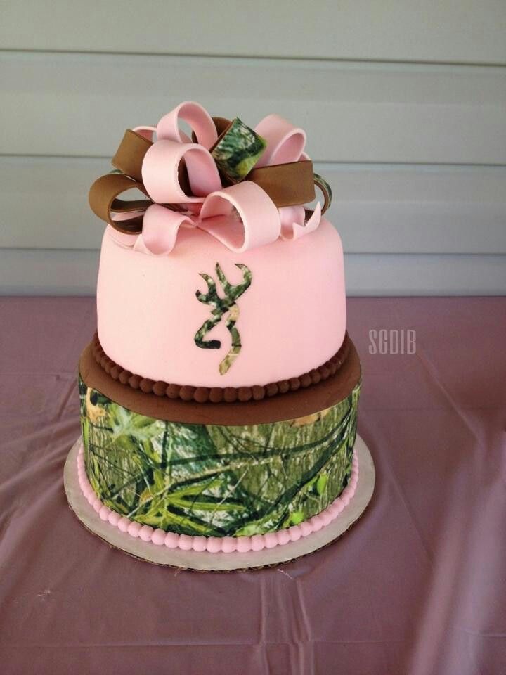 Pink Camo Browning Cakes for Girls Pink Camo Browning Cakes for Girls