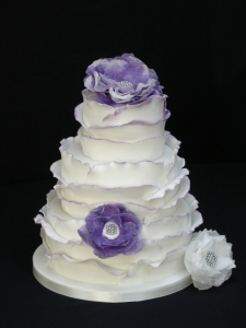 Purple Wedding Cake Purple Wedding Cake