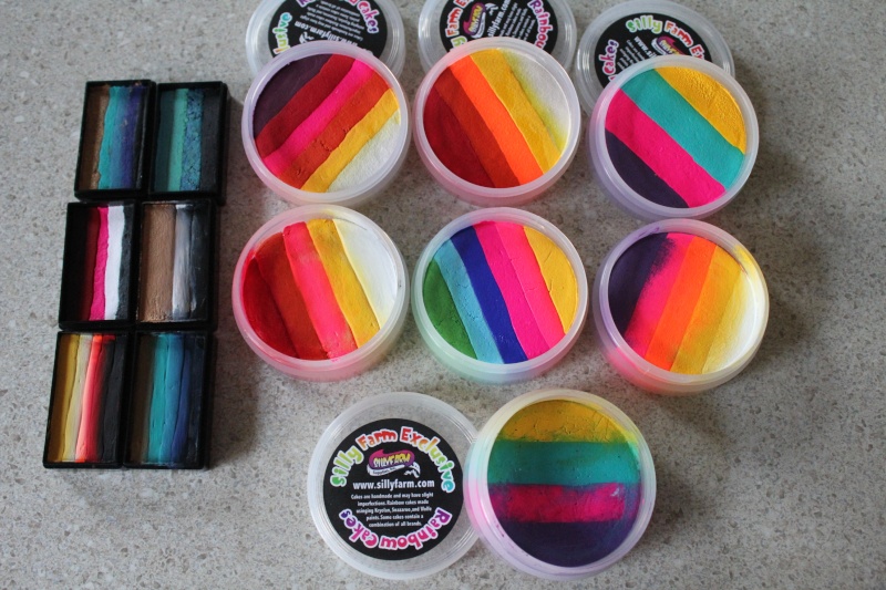 Rainbow Cakes Face Paint