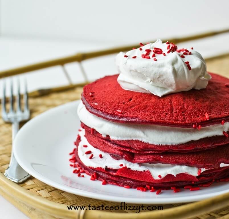 Red Velvet Cake Mix Pancakes Red Velvet Cake Mix Pancakes