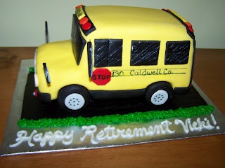 School Bus Cake School Bus Cake