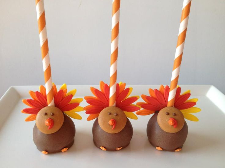 Thanksgiving Turkey Cake Pops Thanksgiving Turkey Cake Pops