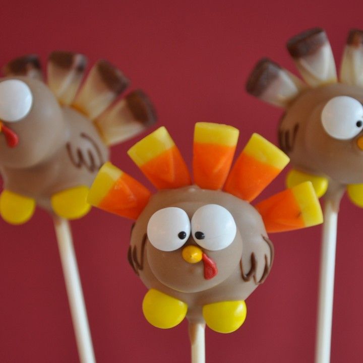 Thanksgiving Turkey Cake Pops Thanksgiving Turkey Cake Pops