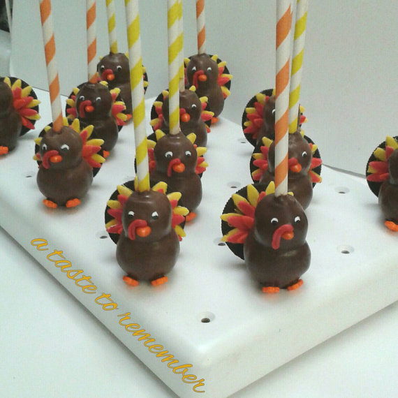 Thanksgiving Turkey Cake Pops Thanksgiving Turkey Cake Pops