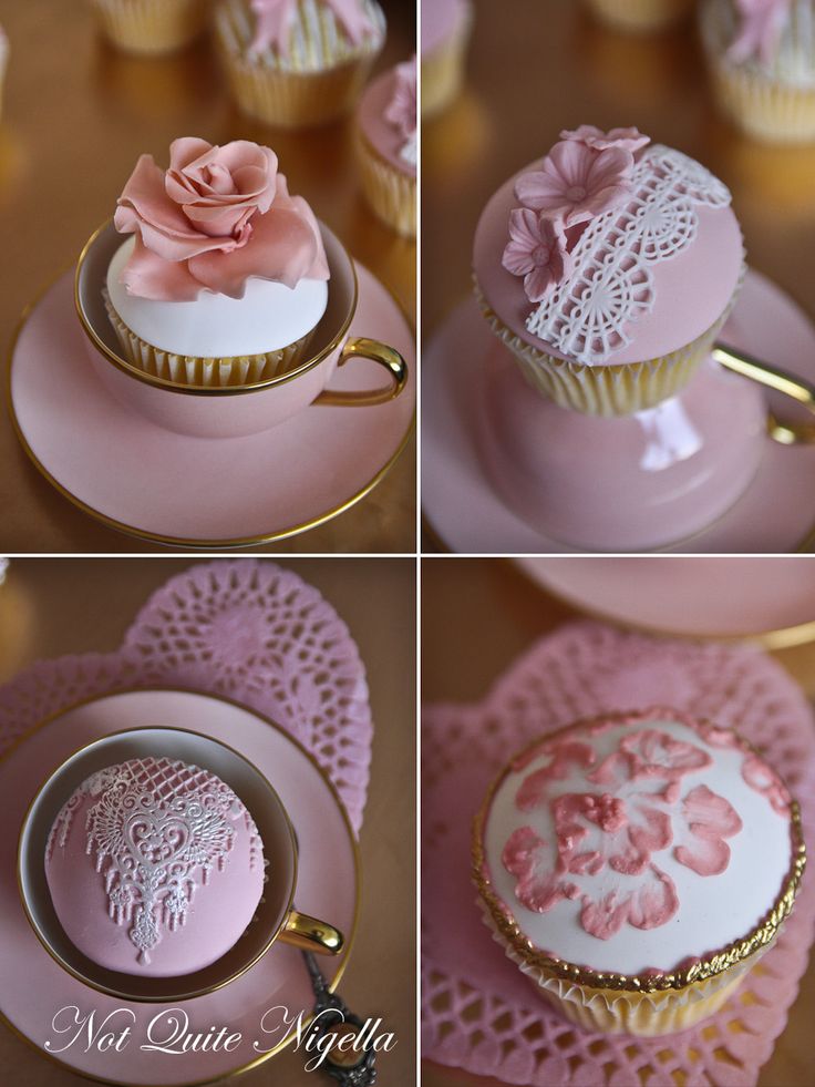 Vintage Mother's Day Cupcakes