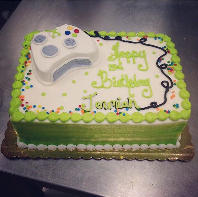 Xbox Birthday Cake Ideas