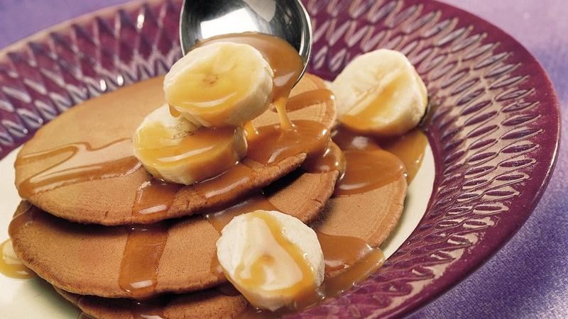 Banana Pancakes with Topping Banana Pancakes with Topping