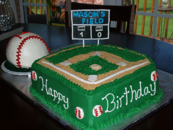 6 beisbol stadium cakes