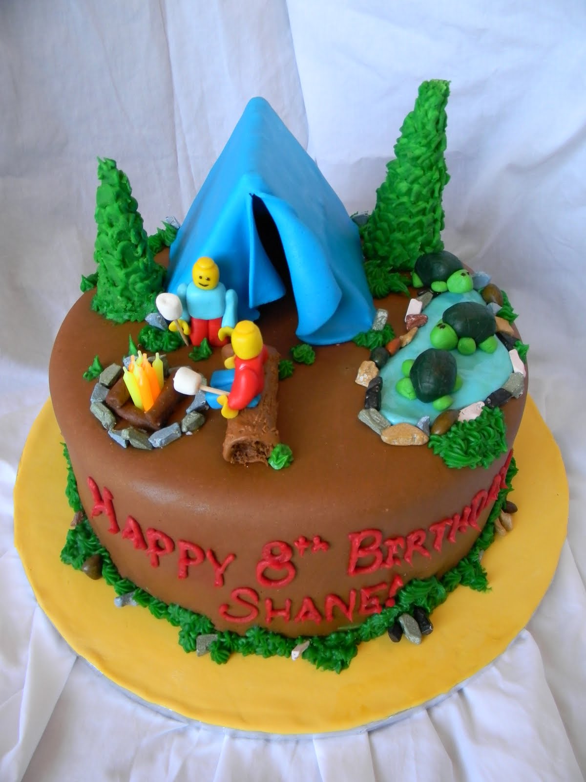 Camping Birthday Cake Ideas