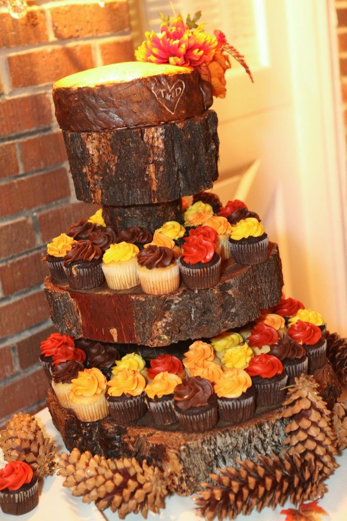 Fall Wedding Cupcakes Fall Wedding Cupcakes