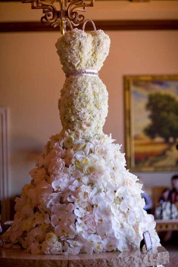 Flowers Made Out of Wedding Dress Flowers Made Out of Wedding Dress