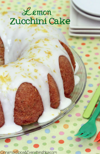 Lemon Zucchini Bundt Cake Lemon Zucchini Bundt Cake
